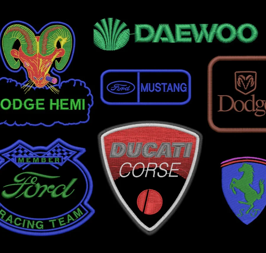 car embroidery designs